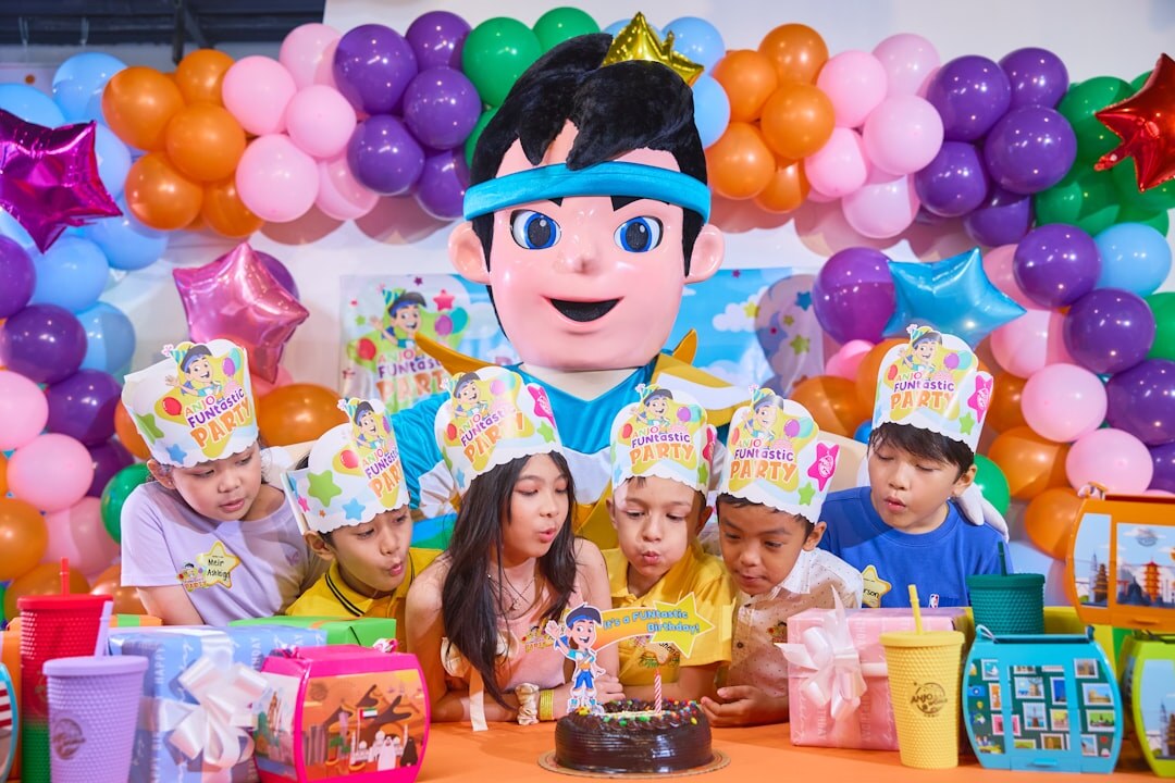 man at birthday party celebration
