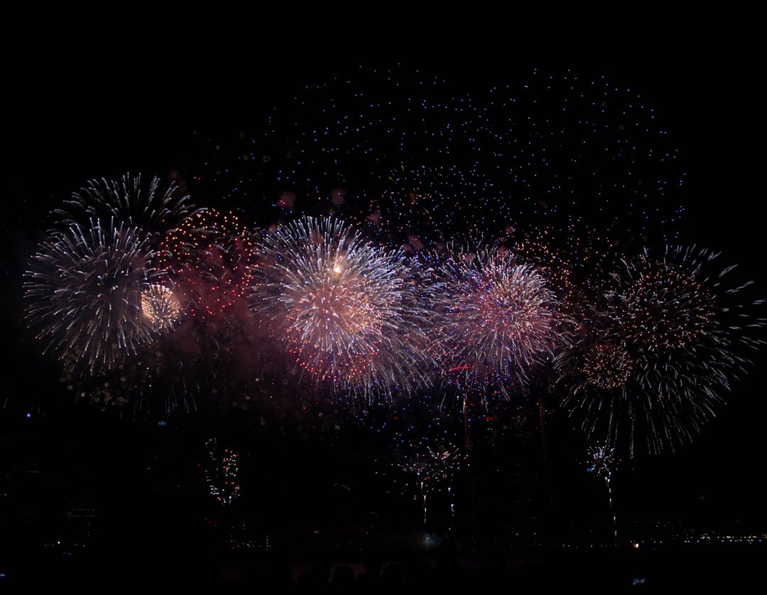 fireworks at night celebration